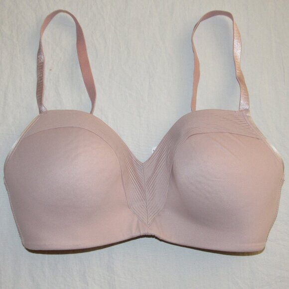 Soma Cooling Wireless Wire Free Back Closure Padded Nude Mauve Bra sz 34D - Picture 1 of 3